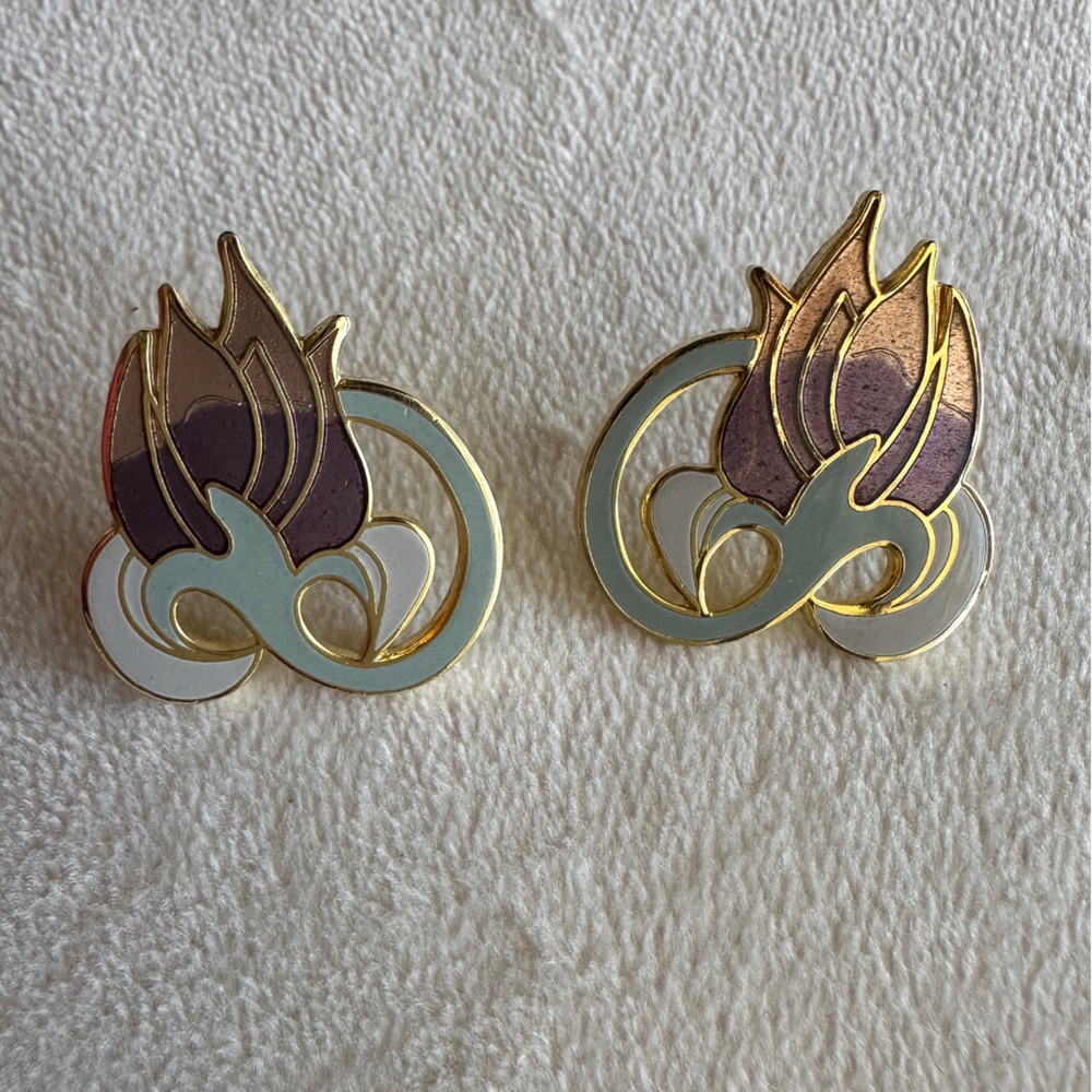 Laurel Burch Fleur Corazon Earrings